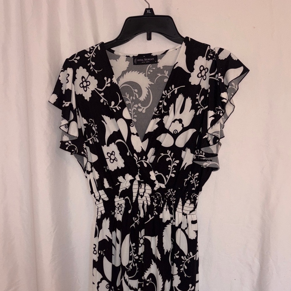 Anna Morgan New York Black and White Floral Dress
